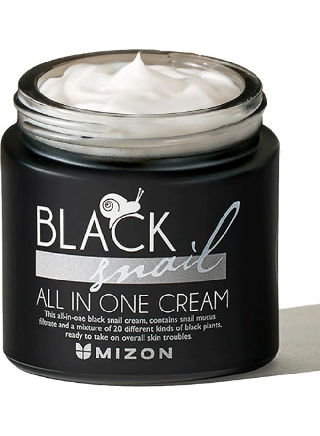 Mizon - All in one black snail cream 75 ml