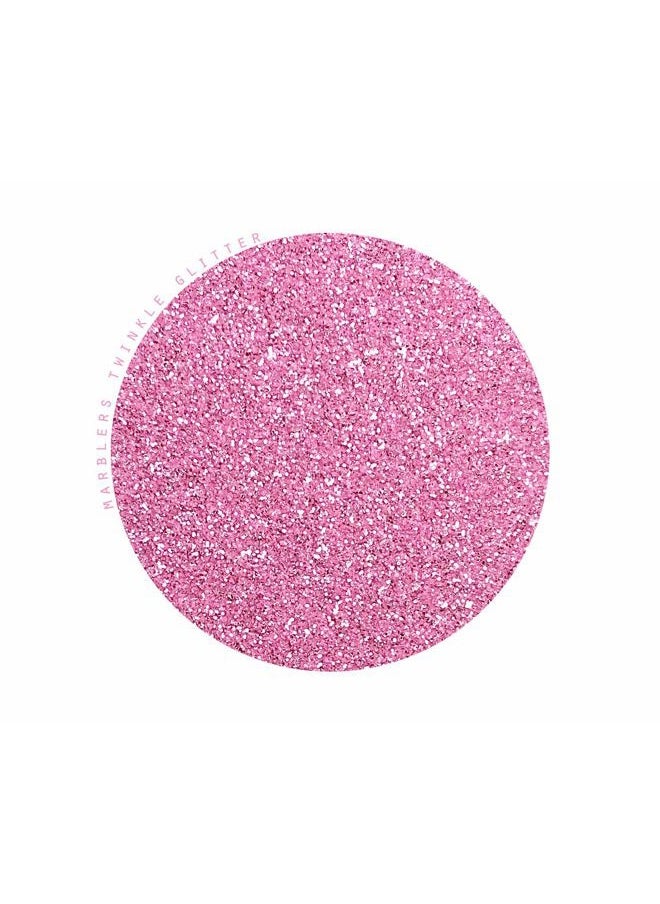 MARBLERS Twinkle Face & Body Glitter [Flamingo] 0.18oz (5g) | Fine | Non-Toxic | Vegan | Cruelty-Free | Ethically Sourced | Festival Makeup | Eye, Hair, Nail, Eyeshadow | Cosmetic Grade  - Image 2