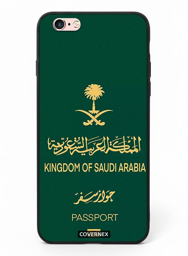 Covernex Apple iPhone 6s Protective Case Cover Printed Featuring Saudi Arabia Passport Inspired Design - Image 2