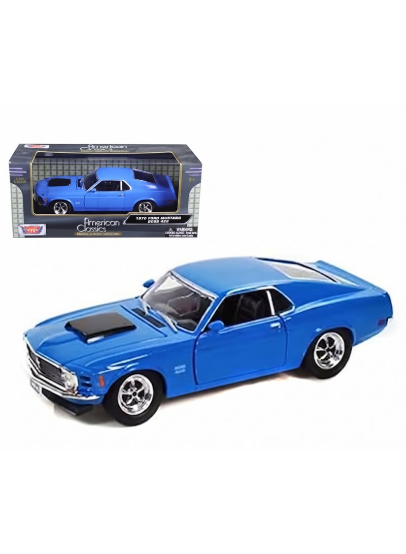 Ford Mustang Boss 429 1970 by Motor Max USA, Blue