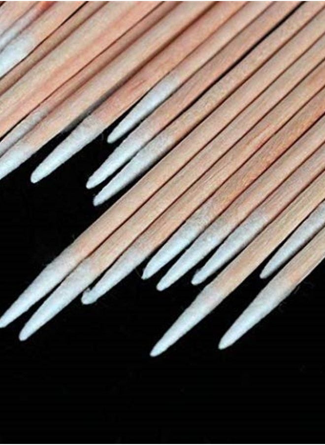 DNHCLL - 200 PCS 2.75" Pointed Cotton Swab - Precision Microblading Cotton Tipped Applicator Tattoo Permanent Supplies Cotton Swabs Makeup Cosmetic Applicator Sticks Tattoo Permanent Supplies - Image 1