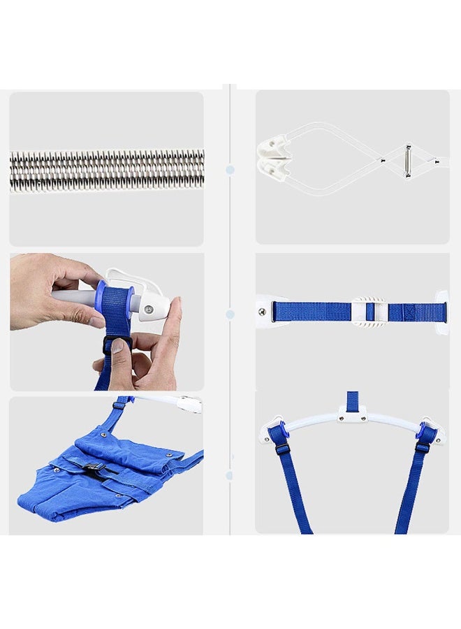 Creative Door Jumper Set - Adjustable Toddler Baby Bouncer Baby Toys Baby Walker Swing (Blue) - Image 5