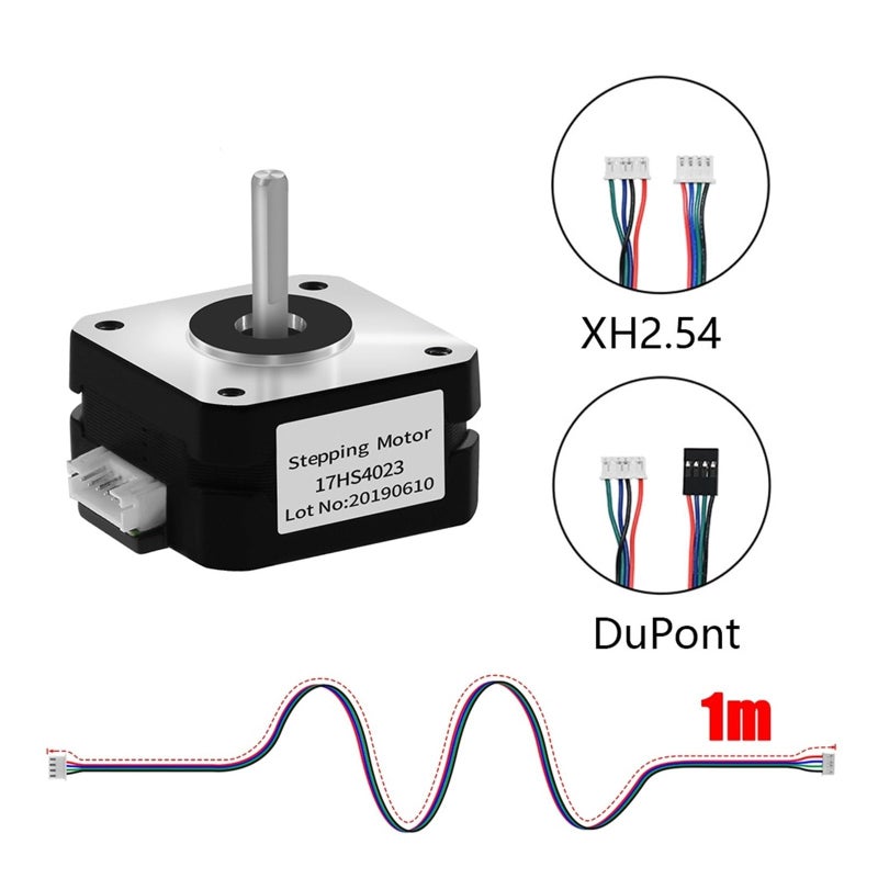 Nema17 Stepper Motor 3PCS With Xh2 54 For 3D Printer Titan Extruder 12V 24V 4 Lead - Image 3