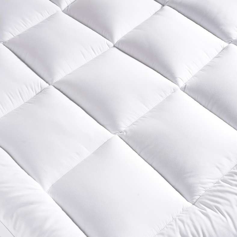 Pan Home Oren Soft Microfiber Mattress Topper 90x200x6cm - White - 126GGO9900229 - Image 2