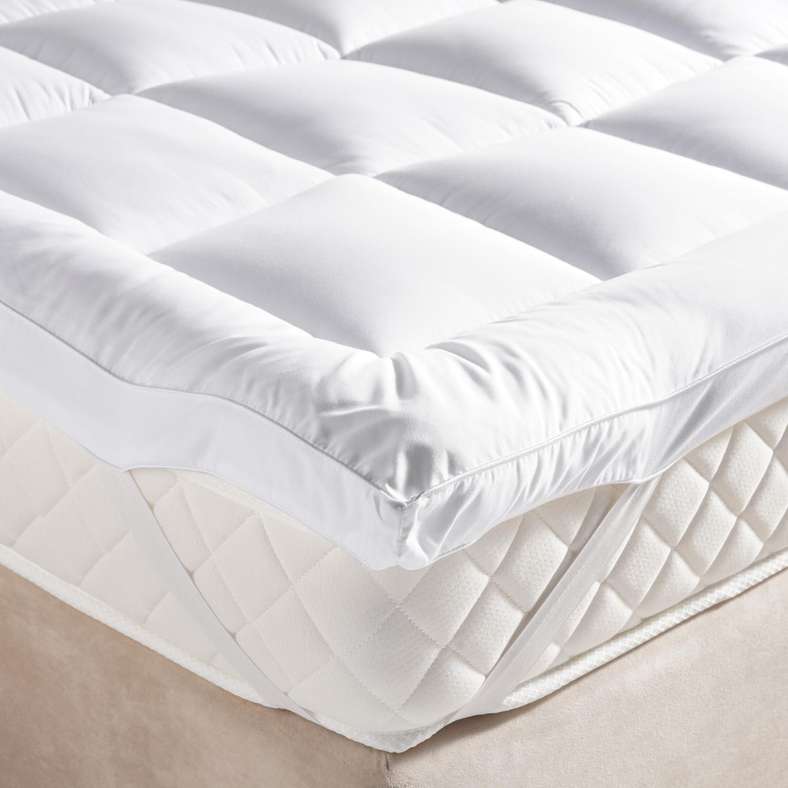 Pan Home Oren Soft Microfiber Mattress Topper 90x200x6cm - White - 126GGO9900229 - Image 1