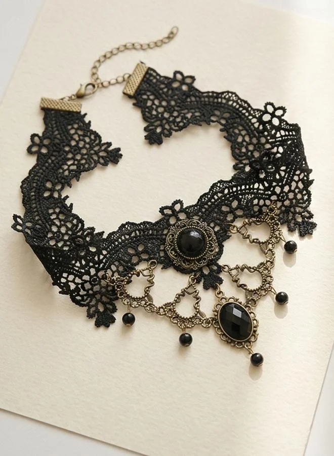 Take Two  Lace Choker Necklace for Women | Best Price UAE