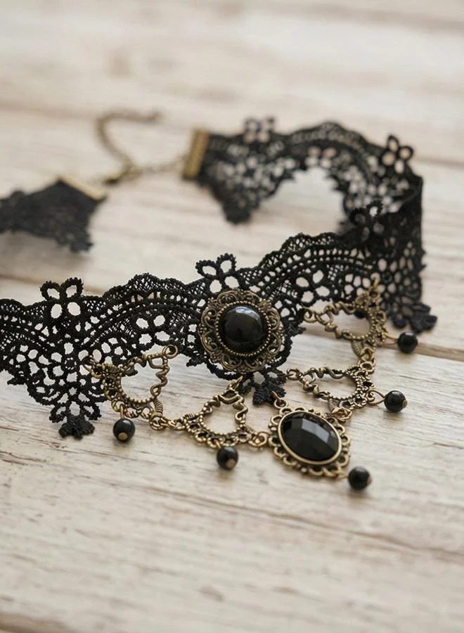 Take Two  Lace Choker Necklace for Women | Best Price UAE