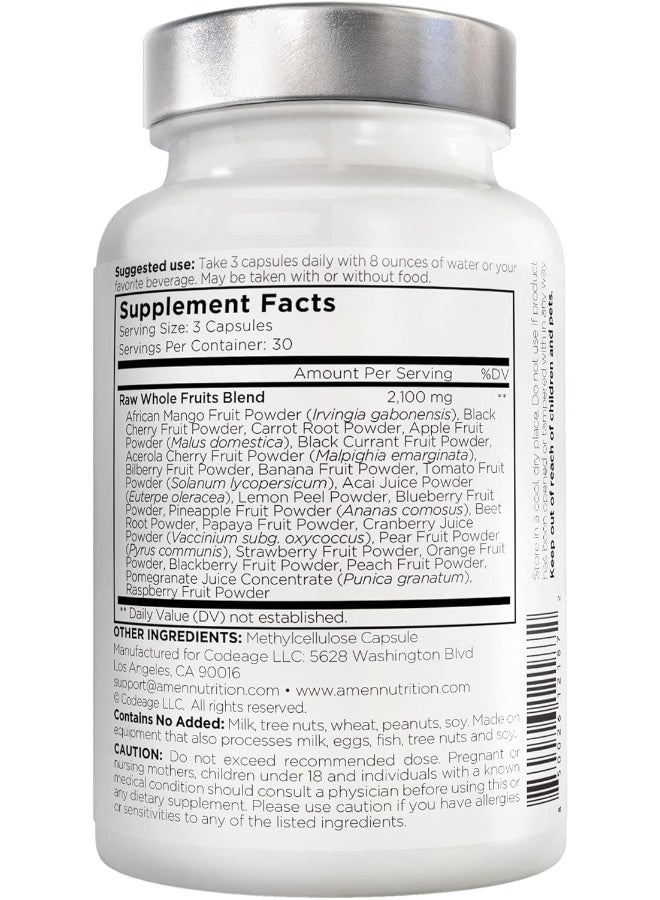 Amen Fruits Superfood Capsules for Adults - Image 4