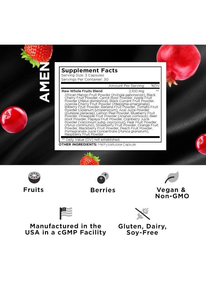 Amen Fruits Superfood Capsules for Adults - Image 2