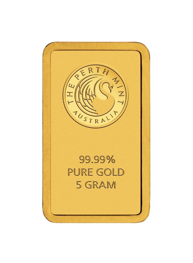 Perth Mint The Perth Mint Kangaroo 5g 99.99% Pure Gold Minted Bar - Image 2