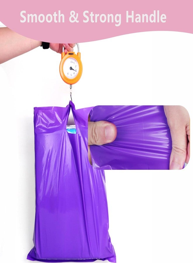 opasyo 50 Pcs 8x11 Inch Plastic Gift Bags with Handles, Multicolor Goodie Bags for Birthday Party, Sturdy Small Favor Bags Bulk for Halloween Thanksgiving Christmas,10 colors - Image 3