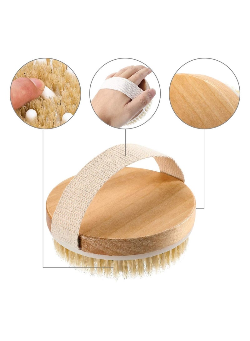 Body Brush for Wet or Dry Brushing - Gentle Exfoliating for Softer - Image 4