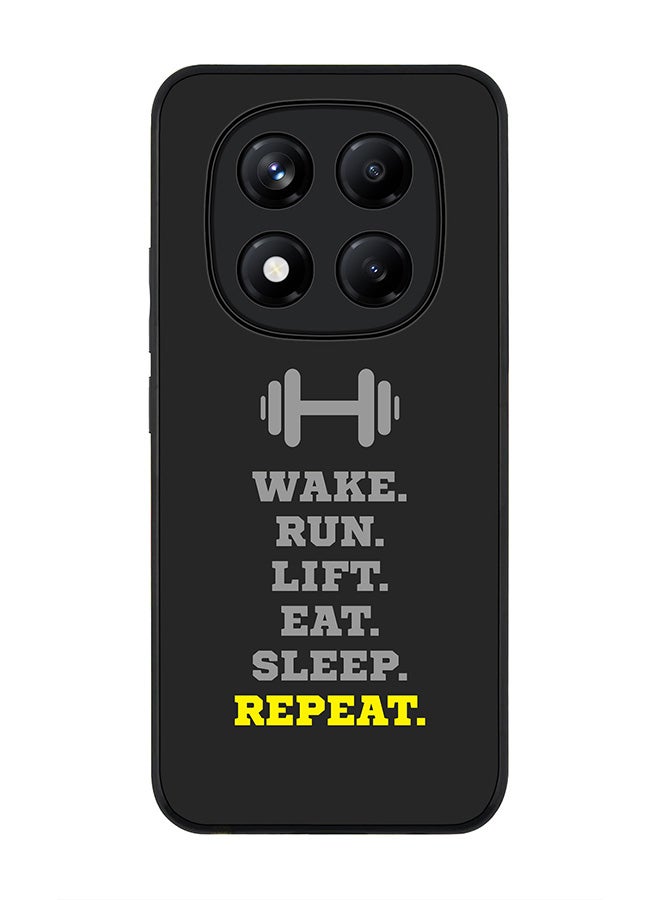 Stylizedd For Xiaomi Redmi Note 14 Pro+ 5G 5G Case,Slim fit Camera Protection, Shockproof Thin Phone cover  - Routine (Grey) - Image 1