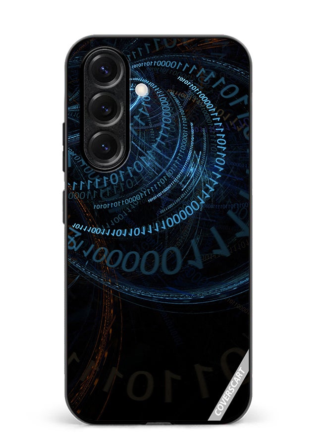 VR CREATIVE Protective Case Cover For Samsung Galaxy A56 Binary Code Abstract Design Multicolour