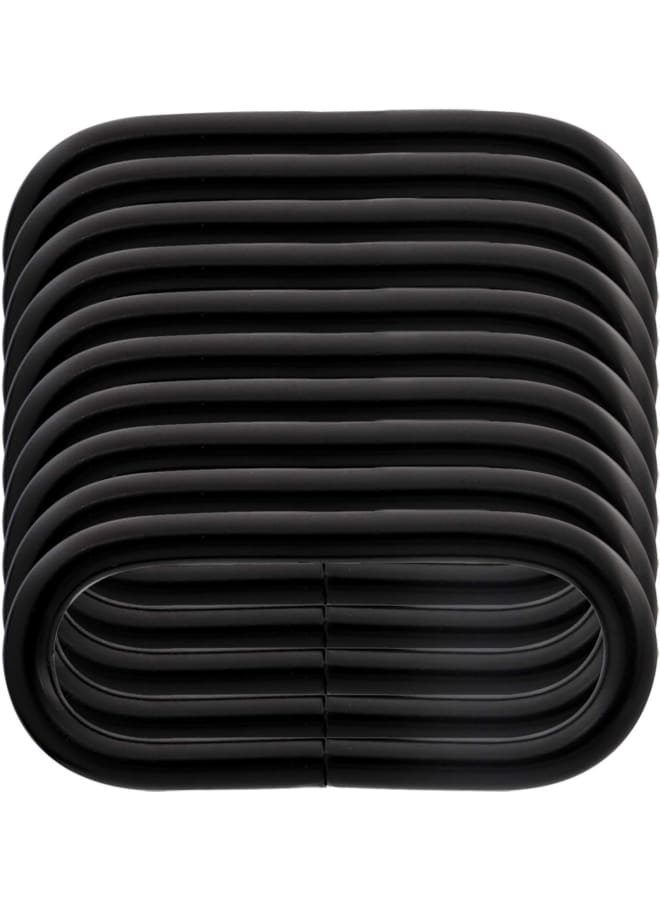 2'' Metal Oval Ring Buckle Loops Non Welded for Leather Purse Bags Handbag Straps, Black - of 10  - Image 1