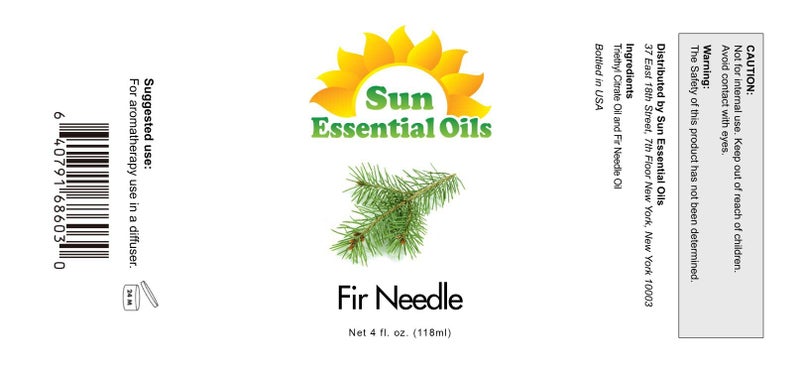 Sun Essential Oils زيوت الشمس الأساسية 4 أونصات - زيت إبرة التنوب الأساسية - 4 أونصات سائلة - زيت إبرة التنوب - Image 2