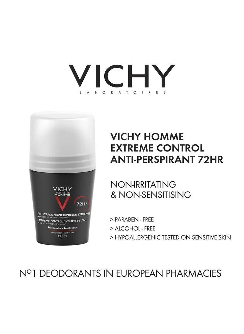 VICHY Deo Roll On 72H Antiperspirant Copack, Savings 34%