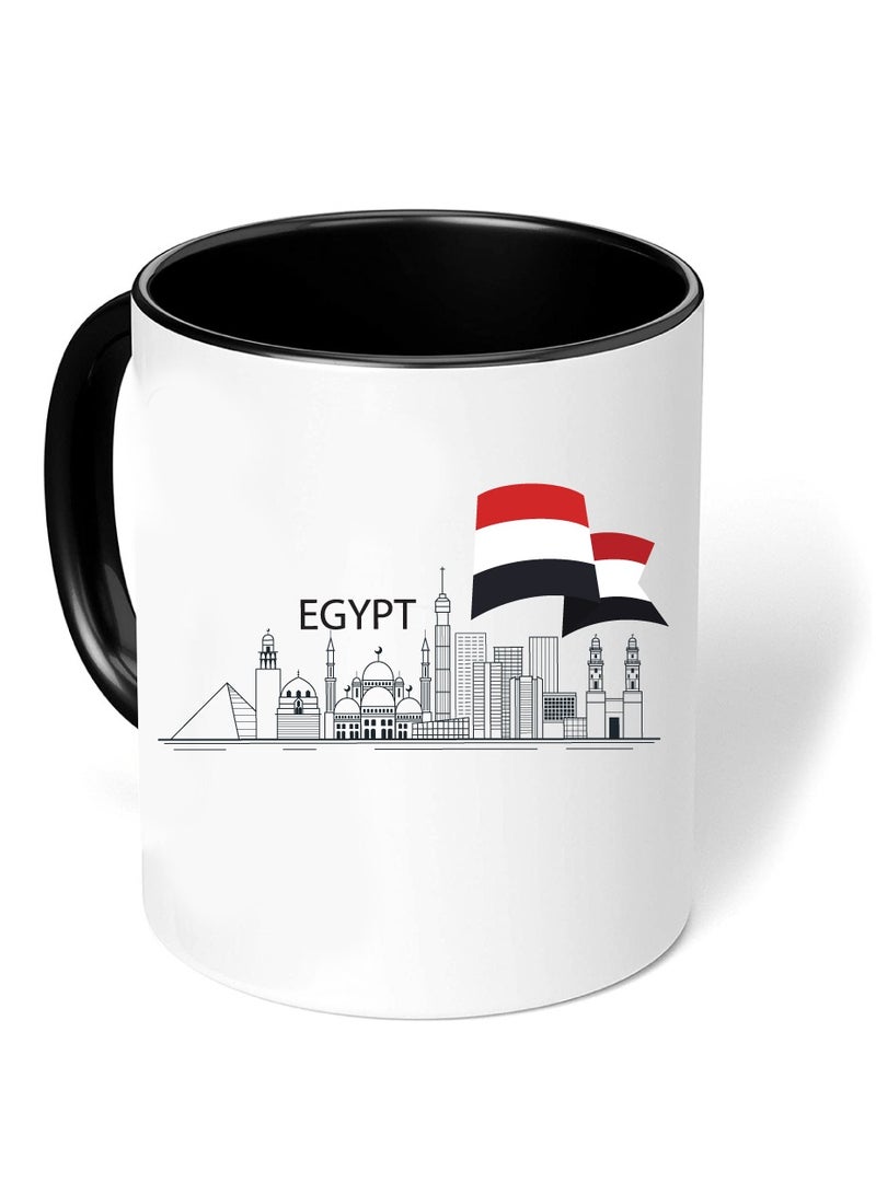 كوب قهوة أسود لليوم الوطني المصري - هدية لكل مصري - مثالي لعيد الاستقلال المصري - 11 أونصة - Image 3