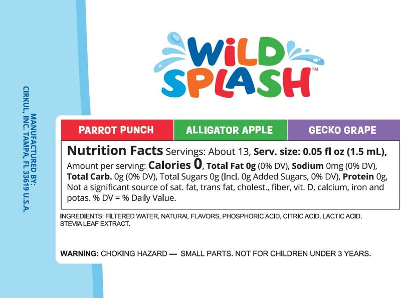 Cirkul Wild Splash Variety Pack - Stevia Sweetened Water Flavor Cartridges (Makes 36 Drinks, 6 Cartridges) - Image 2
