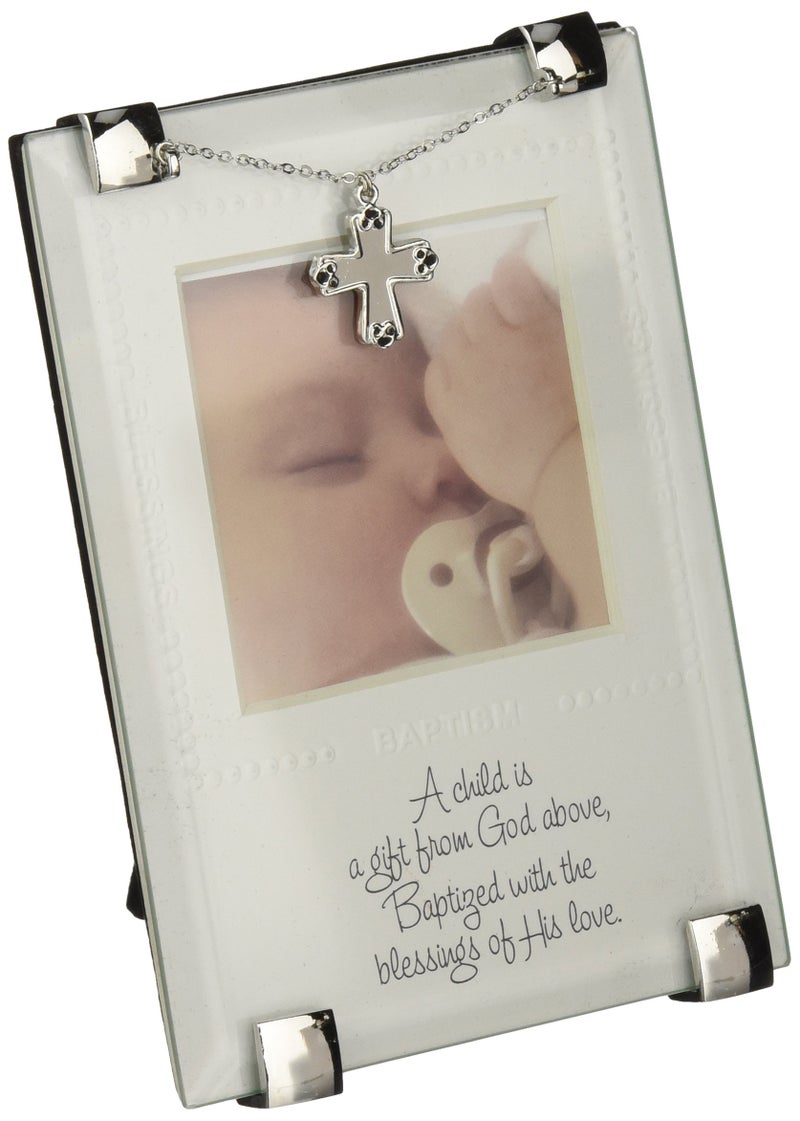 mud pie Gods Gift Baptism Clip Frame