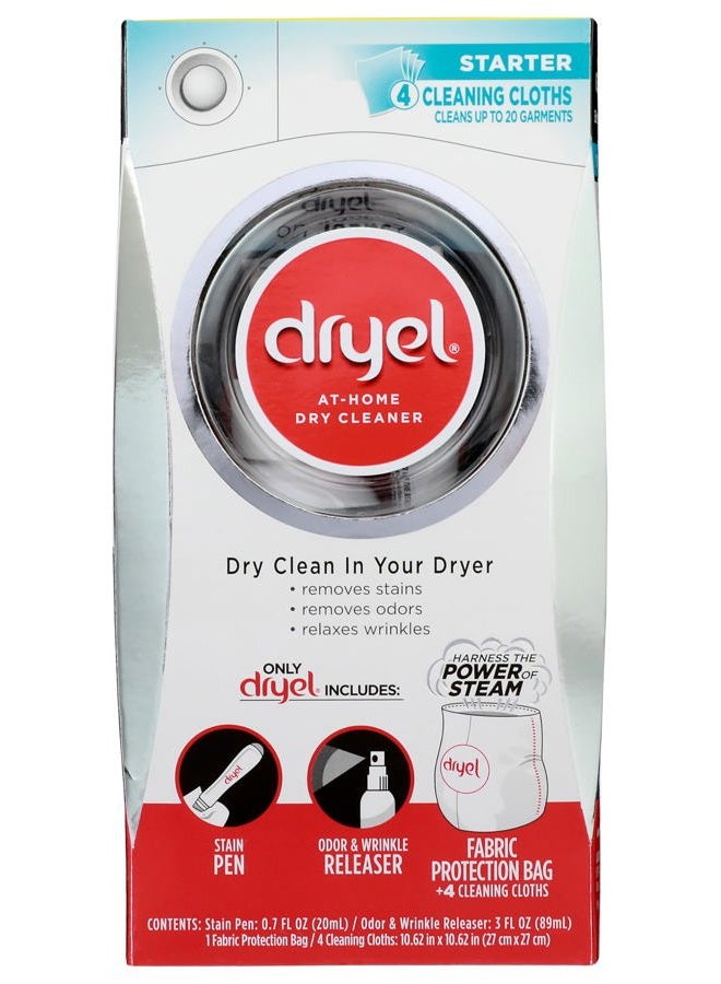 Dryel At-Home Dry Cleaning Starter Kit With Bag, Breeze Clean Scent 1 kit