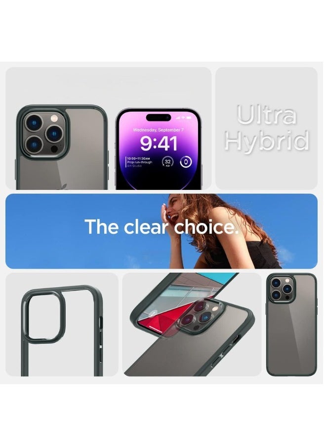 Color Fans - Ultra Hybrid iPhone 14 Pro Case Anti Yellowing Abyss Green - Image 1