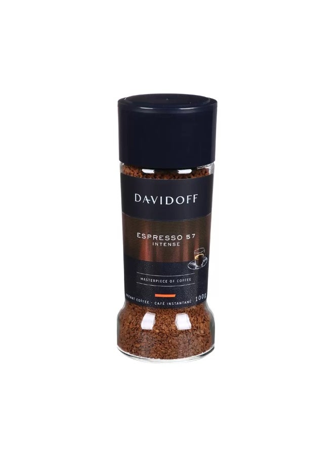 Davidoff Davidoff Espresso 57 Intense Instant Coffee, Masterpiece Of Coffee- 100gms 