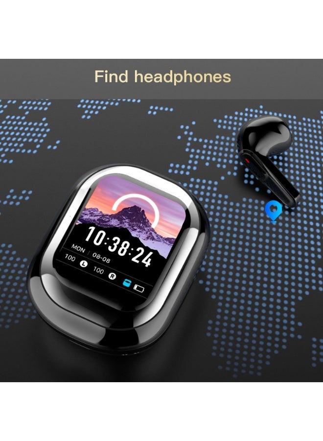 AI Smart Translation Earbuds Real Time, Multi Functional Mobile Companion Can Receive Messages and Make Calls , Support Translation in More Than 140 Languages (Black) - Image 4