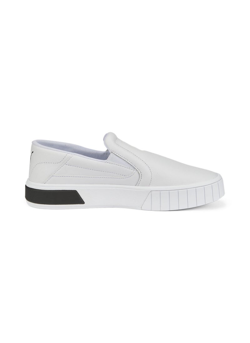 PUMA Cali Star Womens White Slip-On Leather Sneakers  - Image 1
