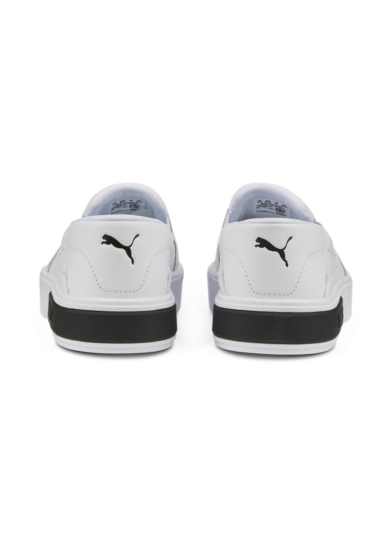 PUMA Cali Star Womens White Slip-On Leather Sneakers  - Image 3