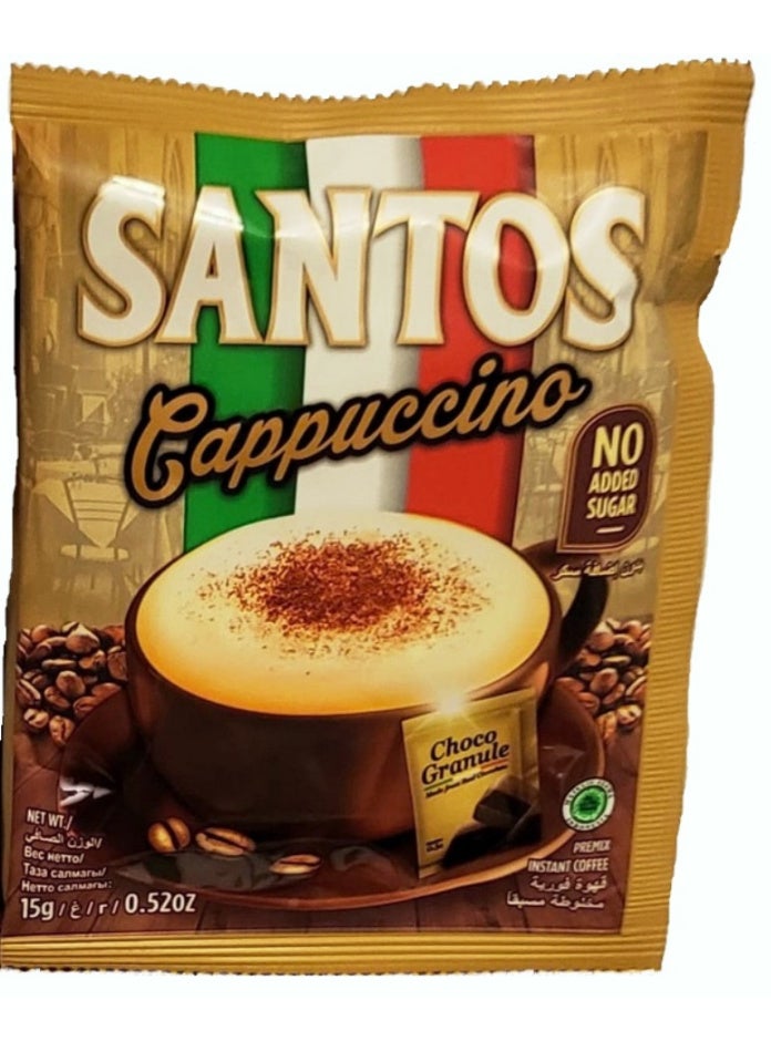 Santos Cappucino - No Sugar 15G