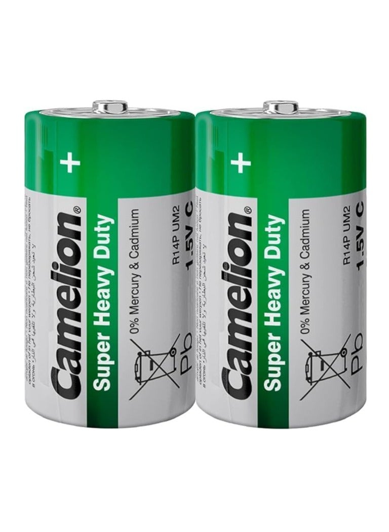 كاميليون بطارية سي شديدة التحمل 2 في كل عبوة من 72 قطعة - Image 2