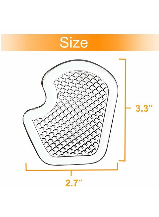 Kimihome Metatarsal Pads 8 Count Gel Cushions, Ball of Foot Cushion Protect and Relieve Metatarsal, Sesamoid, Ball of Foot Pain - 4 Pairs - Image 2