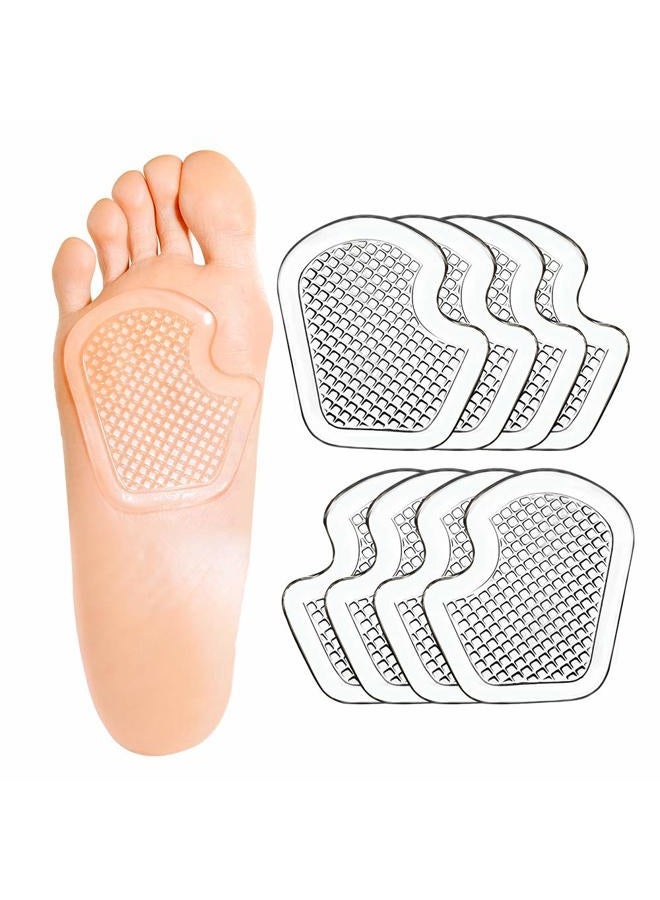 Kimihome Metatarsal Pads 8 Count Gel Cushions, Ball of Foot Cushion Protect and Relieve Metatarsal, Sesamoid, Ball of Foot Pain - 4 Pairs - Image 1