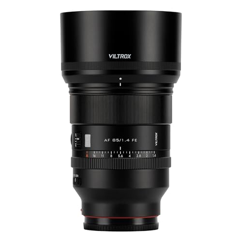 VILTROX عدسة فيلتروكس 85 مم f1.4 برو FE، AF 85 مم f/1.4 FE لعدسات سوني E-Mount، عدسة بورتريه لسوني FE a7iv a7c ii a7rv a9iii zve1 fx3 ev-e10 ii a6700 a6600 - Image 1