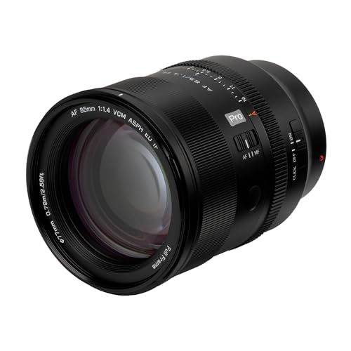 VILTROX عدسة فيلتروكس 85 مم f1.4 برو FE، AF 85 مم f/1.4 FE لعدسات سوني E-Mount، عدسة بورتريه لسوني FE a7iv a7c ii a7rv a9iii zve1 fx3 ev-e10 ii a6700 a6600 - Image 3