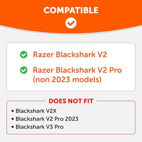 WC Freeze Blackshark - Cooling Gel Earpads for 2020-2022 Razer Blackshark V2 & V2 Pro (Does Not Fit 2023 Model) by Wicked Cushions - Boost Comfort, Thickness, & Sound Isolation | Black - Image 2