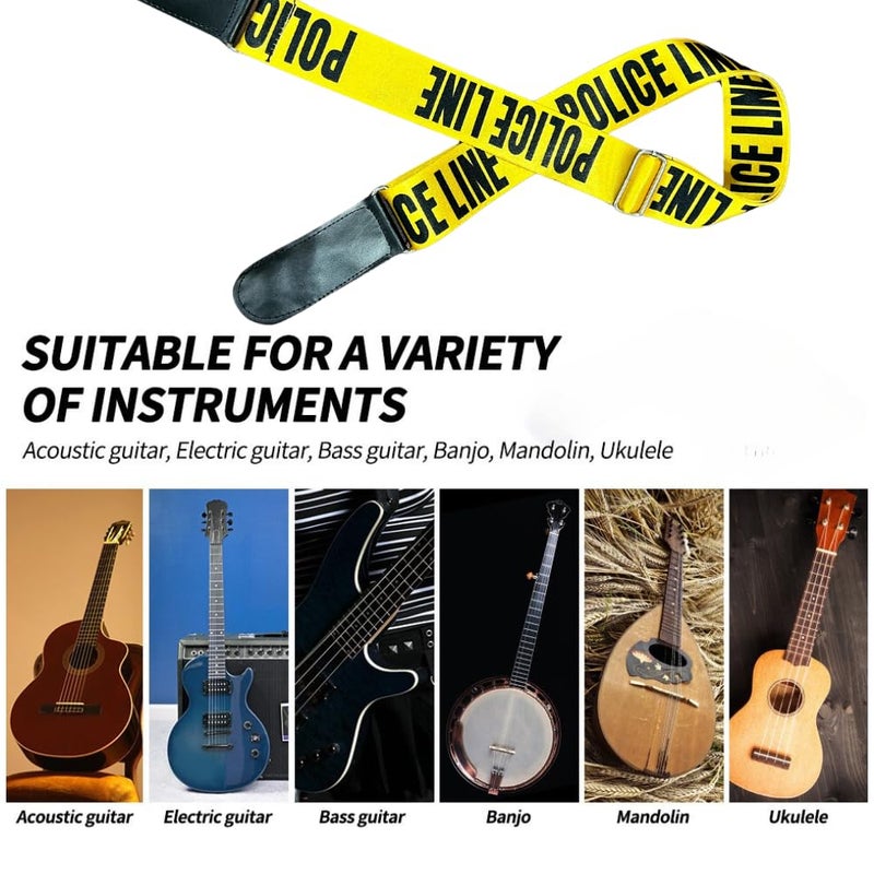Mocking Bird Guitar Strap for Acoustic Adjustable Buckle Electric Guitar Strap Polyester Guitar Belt For Acoustic/Bass/Electric Guitar - Image 4