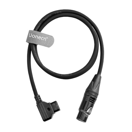 Uonecn Dtap to XLR 3 Pin Female Power Cable for RC 120B for LED Video Light 1M394 - Image 1