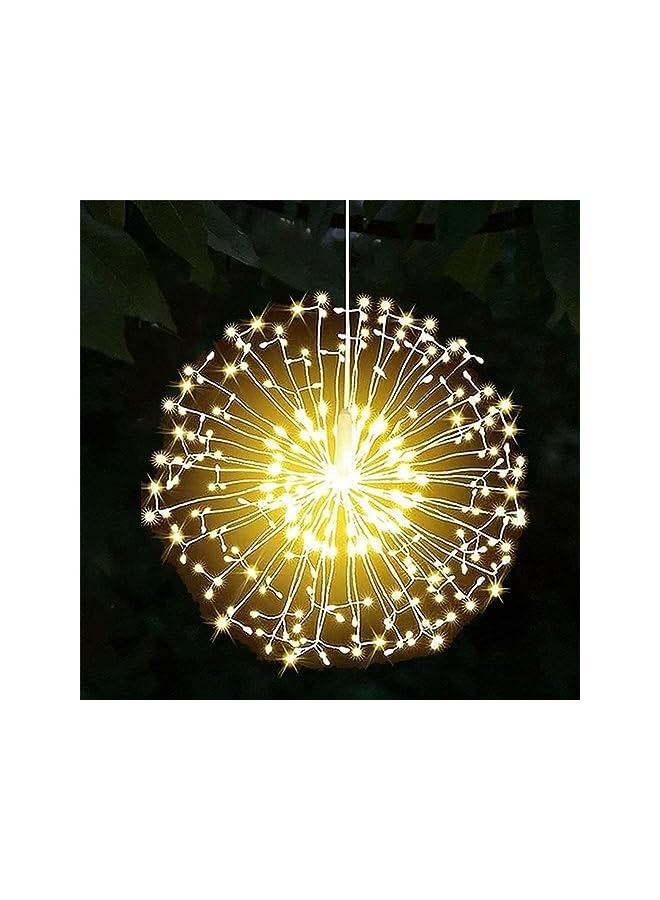 The Bros Firework Lights 1 Pack LED Gazebo Lights Battery Operated, 8 Modes Garden Hanging Lights with Remote, Waterproof Starburst Lights with Remote Control, for Garden, Party, Outdoor, Indoor  - Image 2
