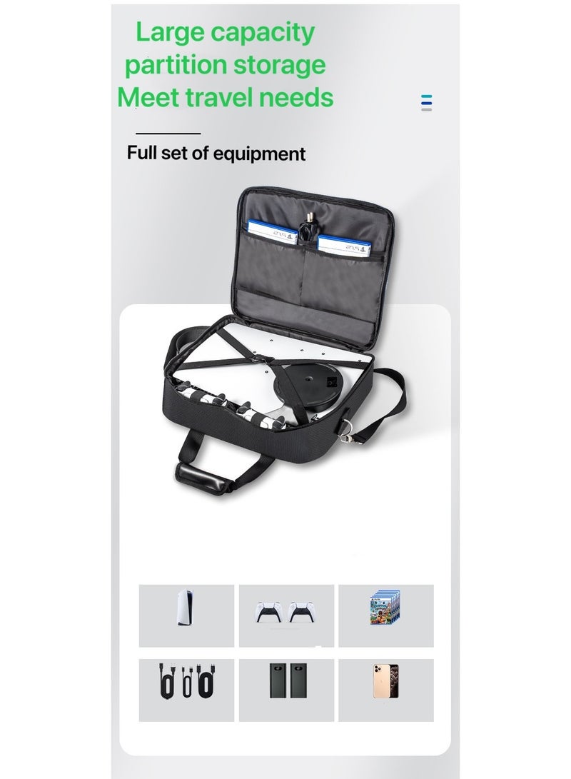 Large Capacity Carrying Travel Storage Bag For Playstation 5(PS5)/PS5 Slim And Accessories - Image 3