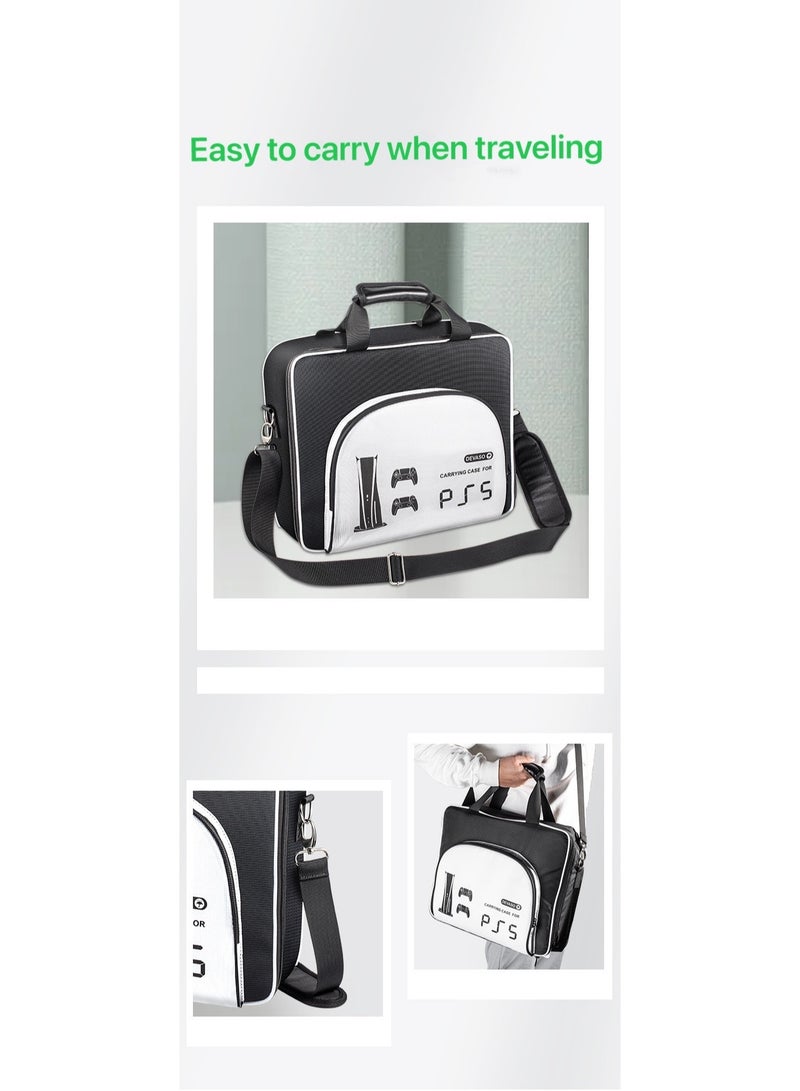 Large Capacity Carrying Travel Storage Bag For Playstation 5(PS5)/PS5 Slim And Accessories - Image 5