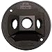 Sigma Electric Sigma Electric Pack of 2  14383BR 1/2-inch 3 Hole Round Lamp Holder Cover, Bronze  - Image 2