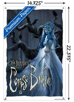 Trends International Tim Burton Corpse Bride Bride Wall Poster With Push Pins  - Image 4