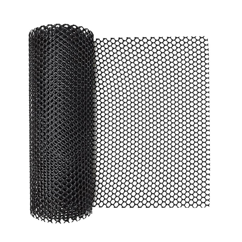 Chicken Wire Chicken Wire Frame Versatile Plastic Mesh Fence 300 * 40cm Poultry Netting for Dogs Rabbit Snake Barrier&Gardening(Black) - Image 1
