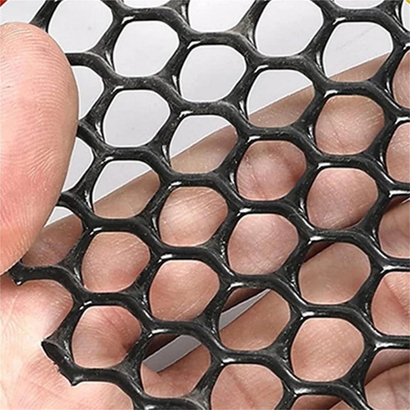 Chicken Wire Chicken Wire Frame Versatile Plastic Mesh Fence 300 * 40cm Poultry Netting for Dogs Rabbit Snake Barrier&Gardening(Black) - Image 3
