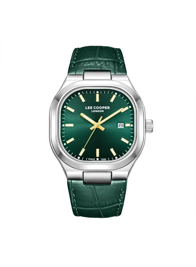 Lee Cooper Men's Leather Analog Watch LC08179.375 - 42X47 mm