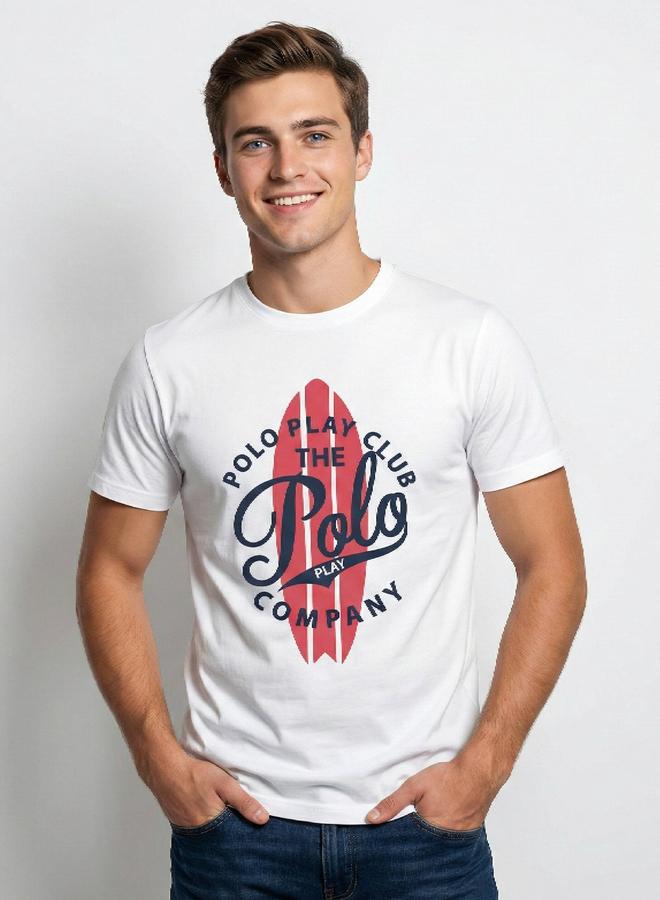 Polo Play Men Graphic Logo Crew Neck T-Shirt - Image 1