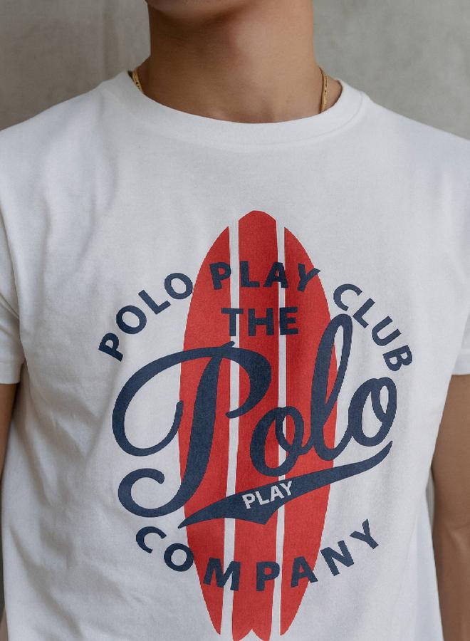 Polo Play Men Graphic Logo Crew Neck T-Shirt - Image 3