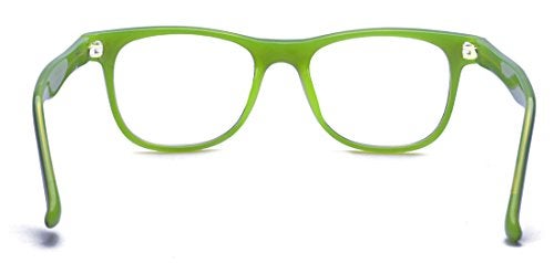 Outray Kids Computer Anti Blue Light Glasses for Boys and Gilrs Anti Eyestrain 2185c3 Green - Image 3